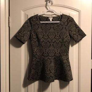 Dynamite peplum shirt